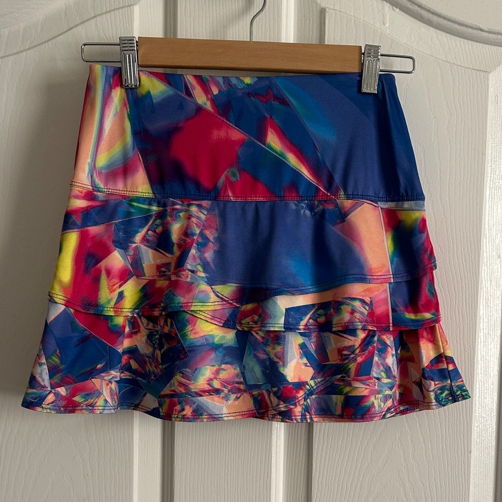 Colorful Abstract Women's Golf Skirt